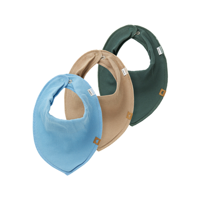 name it Lot de 3 foulards triangulaires Nbmysaimsalt Dusk Blue