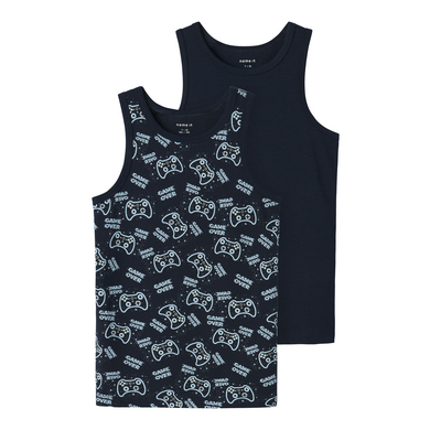 name it Tank top 2-pack Dark Sapphire