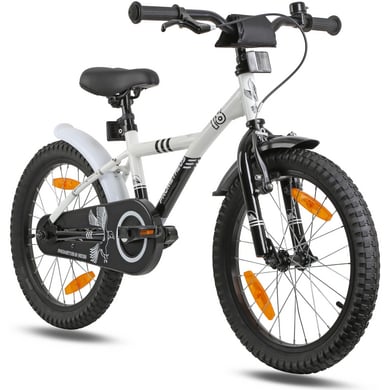 Prometheus Bicycles kinderfiets 18 inch wit-zwart