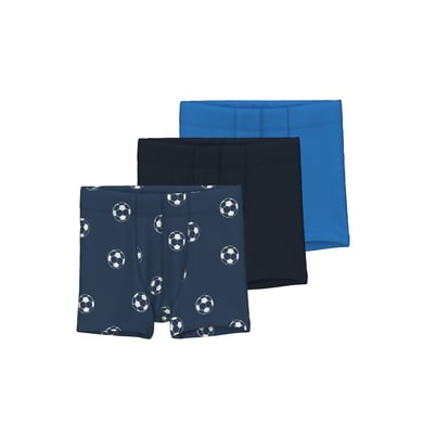 name it Boxershorts 3-pack mörk denim