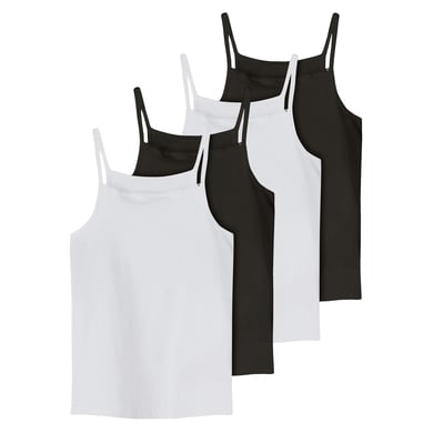 Image of name it nero Spaghetti top 4-pack / bianco059