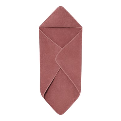 kindsgard Asciugamano da bagno con cappuccio torsjov rosso ruggine uni