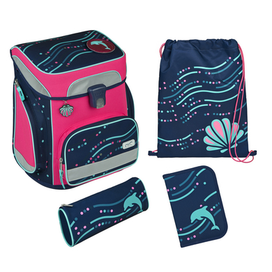 Image of Scooli Set di zaini EasyFit Glow Edition - Dotty Dolphin059