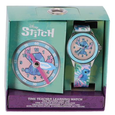 Image of Otto Simon Orologio didattico Stitch Time Teacher turchese059