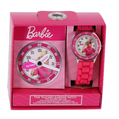 Image of Otto Simon Orologio didattico Barbie Time Teacher rosa059