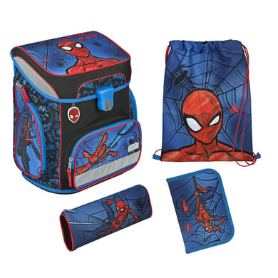 Scooli Spider EasyFit schooltassenset, 5-delig - Man