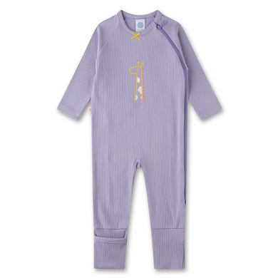 Image of Sanetta Sleep overall giraffa viola059