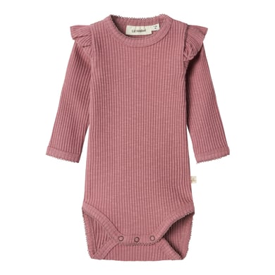 LILATELIER Lil'Atelier lange mouw body Nbfraja Nostalgia Rose