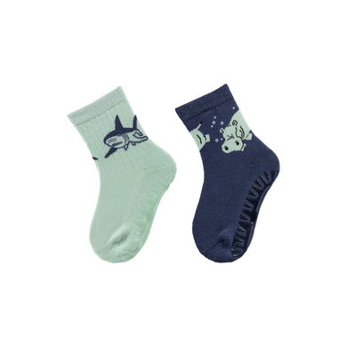 Sterntaler Tile speedster AIR dubbelförpackning haj/hippopotamus mintgrön