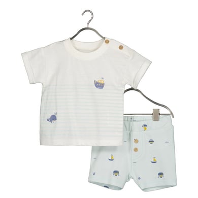 BLUE SEVEN T-shirt + Korte Set Uit White