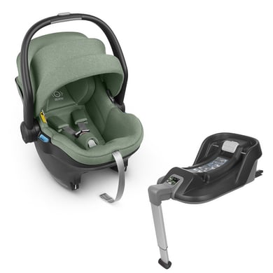 Image of UPPAbaby seggiolino auto per neonati Mesa i-Size Verde Melange inclusa la base.059