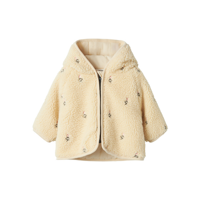 Image of Giacca Sherpa Lil'Atelier Nbfnalo Sbiancata Sand059