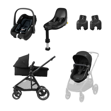 Image of MAXI COSI Passeggino 5 in 1 Zelia 3 e ovetto Pebble S incl. base isofix Family Fix S e adattatori059