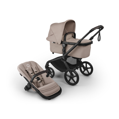 Image of bugaboo Passeggino Fox 5 Renew completo nero /Desert Taupe Melange059