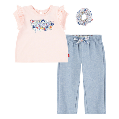 Image of Set Levi's® T-shirt + pantaloni rosa059