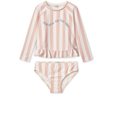 LIEWOOD Dagny badkarsset y/d stripe sorbet rose/creme de la creme