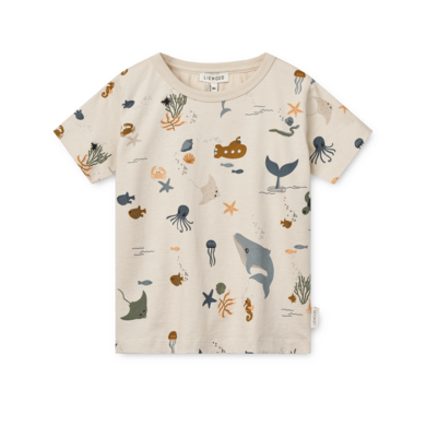 LIEWOOD Apia Print T-shirt havsdjur/ sandy