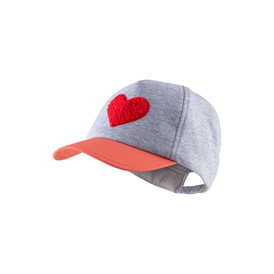 Image of Sterntaler Cappello da baseball cuore argento melange059