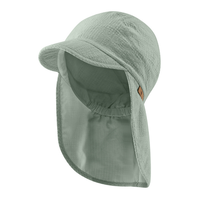 Image of Sterntaler Cappello a punta con struttura di protezione del collo verde pietra059