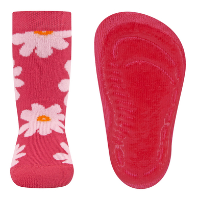 Sterntaler stoppstrumpor SoftStep blommor magenta