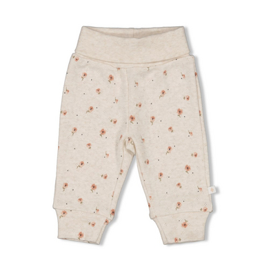 Image of Feetje Pantaloni felpati AOP Sweet Poppy Nature Melange059