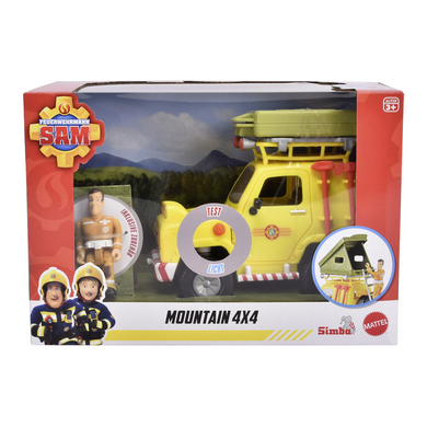 Image of Simba Giocattoli Fireman Sam veicolo fuoristrada con tenda da tetto059