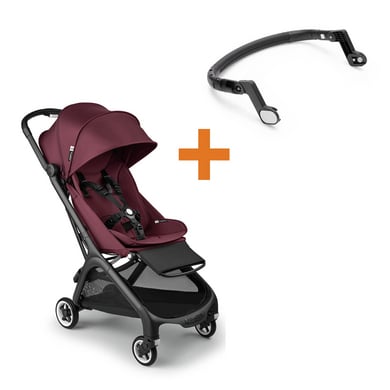 bugaboo Poussette Butterfly complete Dark Cherry arceau inclus