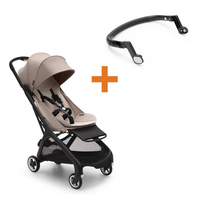 bugaboo Poussette Butterfly complete Desert Taupe arceau inclus