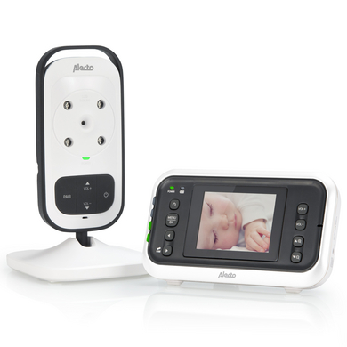 Alecto Baby monitor con telecamera e display a colori da 2,4 DVM-75, bianco/antracite