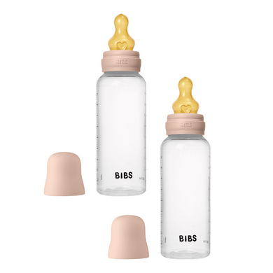 Image of BIBS® Biberon 2x 270 ml in lattice blush059