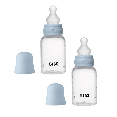 Image of BIBS® Biberon 2x 150 ml in silicone blu baby059