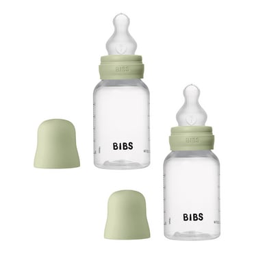 Image of BIBS® Bottiglia per bambini 2x 150 ml in silicone in salvia059