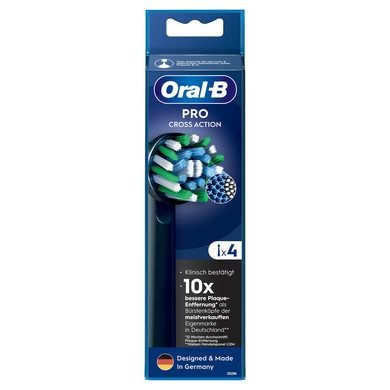 Image of Oral-B Spazzole a clip nere Pro CrossAction, set di 4 spazzole059