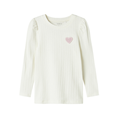 name it Nmfdlove Cloud Dancer långärmad skjorta