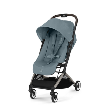 cybex GOLD Orfeo Taupe Stormy Blue barnvagn