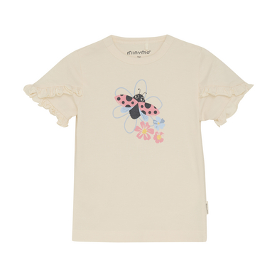 MINYMO T-shirt SS White Swan