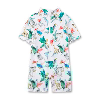 Sanetta Bad Jumpsuit white pebble