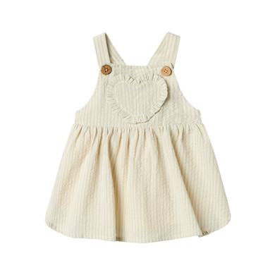 Lil'Atelier Bib Dress Nbffolly Vapor Blue