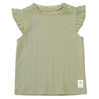 STACCATO T-shirt light khaki texturerad
