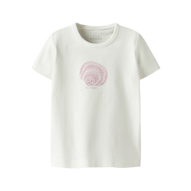 name it T-shirt Nbfvubie Cloud Dancer Seashell