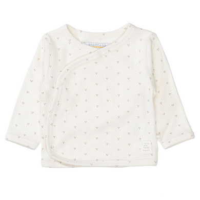 Staccato Omlottskjorta light cream mönstrad
