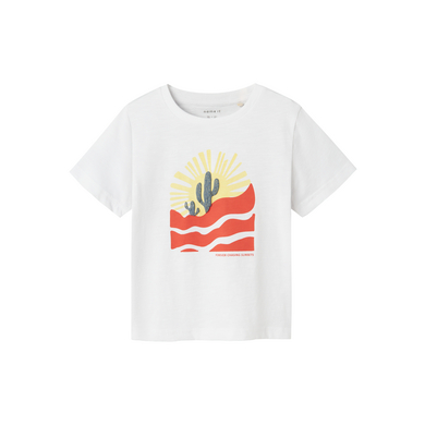 name it T-shirt Nmmhaldur Bright White