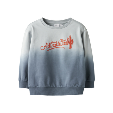 name it Sweatshirt Nmmhakki Blå Mirage