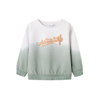 name it Sweatshirt Nmmhakki Slate Grå