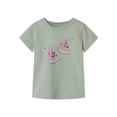 name it T-shirt Nbfjada Aqua Grå