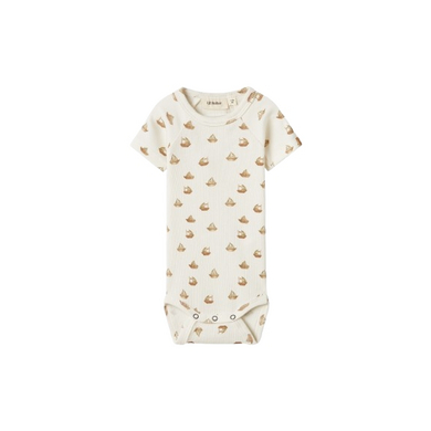Lil'Atelier kortärmad body Nbmlavo Coconut Milk