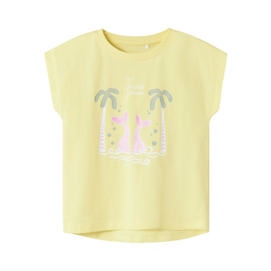 name it T-shirt Nmfviolet Lemon Meringue