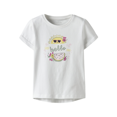 name it T-shirt Nmfvix Bright White