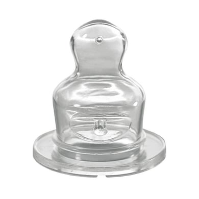 Nip silicone flesspeen met ventiel, gr. 1 (thee)