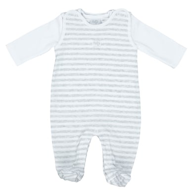 Feetje Baby romperset streepjes grijs